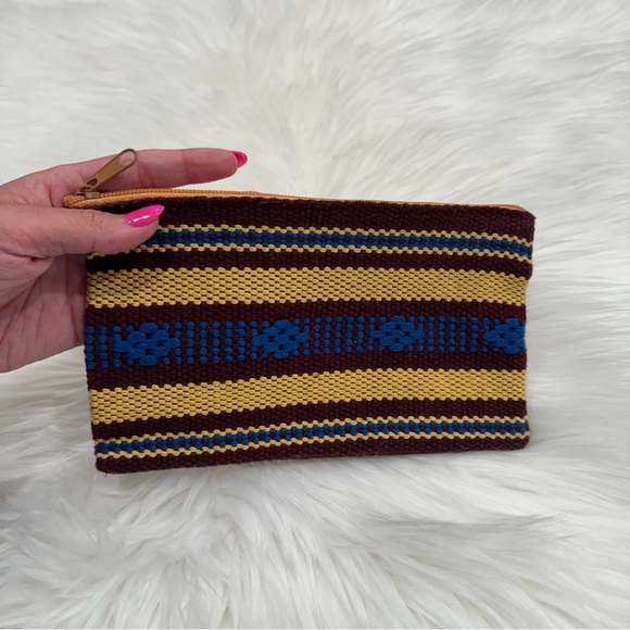 Handmade woven zipper money coin pouch purse or clutch - Picture 12 of 12